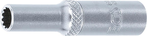 Hylsa Gear Lock, djup | 6,3 mm (1/4") | 6 mm. BGS 10156