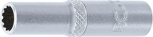 Hylsa Gear Lock, djup | 6,3 mm (1/4") | 7 mm. BGS 10157