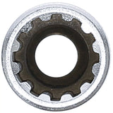 Hylsa Gear Lock, djup | 6,3 mm (1/4") | 9 mm. BGS 10159