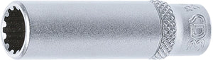 Hylsa Gear Lock, djup | 6,3 mm (1/4") | 9 mm. BGS 10159