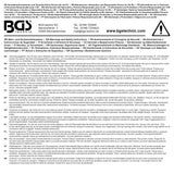 Oljeservicenyckel-sats | 6 delar. BGS 1015