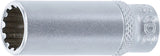 Hylsa Gear Lock, djup | 6,3 mm (1/4") | 12 mm. BGS 10162