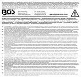 HSS-Fräsverktyg-sats, extra lång | 4 delar. BGS 101