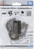 Universal-Oljefilter-Kedjenyckel | Inre fyrkant 12,5 mm (1/2") | Ø 100 mm. BGS Diy 1020