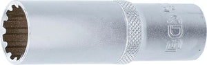 Hylsa Gear Lock, djup | 12,5 mm (1/2") | 17 mm. BGS 10257