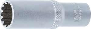 Hylsa Gear Lock, djup | 10 mm (3/8") | 14 mm. BGS 10354