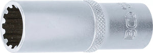Hylsa Gear Lock, djup | 10 mm (3/8") | 15 mm. BGS 10355
