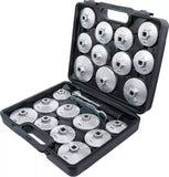Oljefilternyckel-sats | Aluminium-gjutgods | 12,5 mm (1/2") | 23 delar. BGS Diy 1035