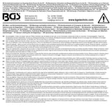 Oljefilternyckel | 15-kant | Ø 75 - 77 mm | för Audi, Ford, Isuzu, Mercedes-Benz, Opel, VW. BGS 1039-75-77