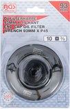 Oljefilternyckel | 45-kant | Ø 93 mm | för Audi, VW. BGS 1039-93-45