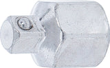 Hylsnyckel-Adapter | Inre fyrkant 12,5 mm (1/2") - Yttre fyrkant 10 mm (3/8"). BGS 1039-ADAPT