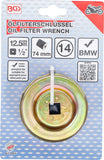 Oljefilternyckel | 14-kant | Ø 74 mm | för BMW-Motorcyklar. BGS 1043