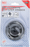 Oljefilternyckel | 14-kant | Ø 76 mm | för VW, Porsche, Mercedes-Benz, BMW, Audi, Opel. BGS 1046