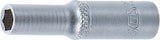 Hylsa Sexkant, djup | 6,3 mm (1/4") | 6 mm. BGS 10506
