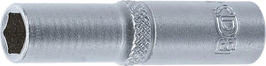 Hylsa Sexkant, djup | 6,3 mm (1/4") | 7 mm. BGS 10507