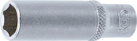 Hylsa Sexkant, djup | 6,3 mm (1/4