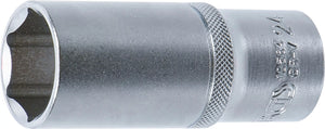 Hylsa Sexkant, djup | 12,5 mm (1/2") | 24 mm. BGS 10564
