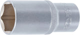 Hylsa Sexkant, djup | 12,5 mm (1/2") | 27 mm. BGS 10567