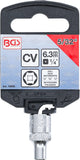 Hylsa Sexkant | 6,3 mm (1/4") | 5/32". BGS 10650