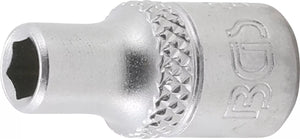 Hylsa Sexkant | 6,3 mm (1/4") | 3/16". BGS 10651