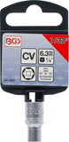 Hylsa Sexkant | 6,3 mm (1/4") | 7/32". BGS 10652