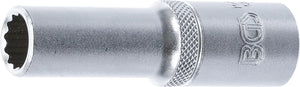 Hylsa Tolvkant, djup | 12,5 mm (1/2") | 12 mm. BGS 10662