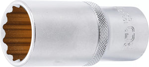 Hylsa Tolvkant, djup | 12,5 mm (1/2") | 26 mm. BGS 10663