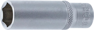 Hylsa Sexkant, djup | 6,3 mm (1/4") | 7/16". BGS 10673
