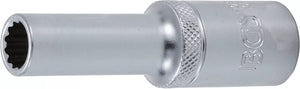 Hylsa Tolvkant, djup | 12,5 mm (1/2") | 10 mm. BGS 10680