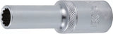 Hylsa Tolvkant, djup | 12,5 mm (1/2") | 10 mm. BGS 10680
