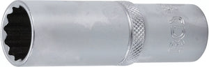 Hylsa Tolvkant, djup | 12,5 mm (1/2") | 17 mm. BGS 10684