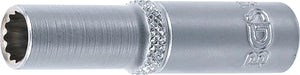 Hylsa Tolvkant, djup | 6,3 mm (1/4") | 7 mm. BGS 10707