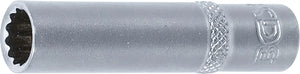 Hylsa Tolvkant, djup | 6,3 mm (1/4") | 8 mm. BGS 10708
