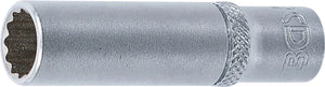 Hylsa Tolvkant, djup | 6,3 mm (1/4") | 9 mm. BGS 10709