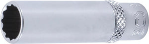 Hylsa Tolvkant, djup | 6,3 mm (1/4") | 10 mm. BGS 10710