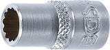 Hylsa Tolvkant | 6,3 mm (1/4") | 7 mm. BGS 10777