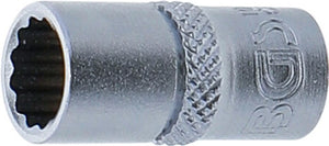 Hylsa Tolvkant | 6,3 mm (1/4") | 8 mm. BGS 10778
