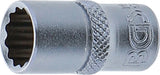 Hylsa Tolvkant | 6,3 mm (1/4") | 9 mm. BGS 10779