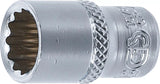 Hylsa Tolvkant | 6,3 mm (1/4") | 10 mm. BGS 10780