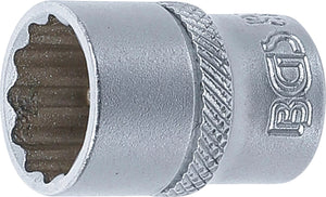 Hylsa Tolvkant | 6,3 mm (1/4") | 13 mm. BGS 10783