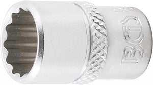 Hylsa Tolvkant | 6,3 mm (1/4") | 7/16". BGS 10878