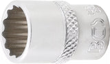 Hylsa Tolvkant | 6,3 mm (1/4") | 15/32". BGS 10879