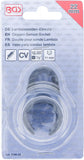 Lambasond-insats | vinklad | Dubbel 4-kant 12,5 mm (1/2 tum) | 22 mm | Spår 11 mm. BGS 1140-22