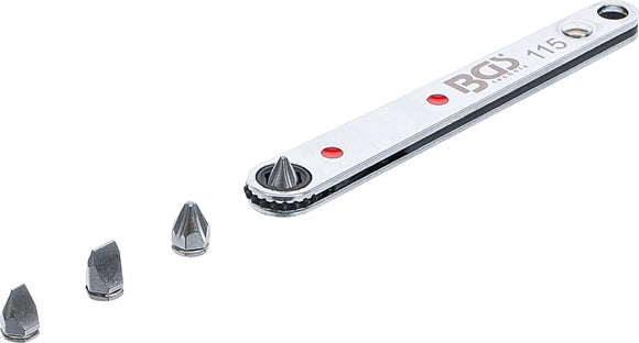 Special-Bit-spärrskaft, ultratunnt | Inre sexkant 6,3 mm (1/4