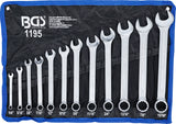 U-ringnyckel-sats | Tumsstorlekar | 1/4" - 15/16" | 12 delar. BGS 1195