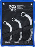 Startmotor- och Blocknyckel-sats | 10 x 13 - 17 x 19 mm | 3 delar. BGS 1215