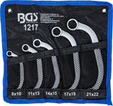 Startmotor- och Blocknyckel-sats | 8 x 10 - 21 x 22 mm | 5 delar. BGS 1217