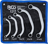 Startmotor- och Blocknyckel-sats | 8 x 10 - 21 x 22 mm | 5 delar. BGS 1217