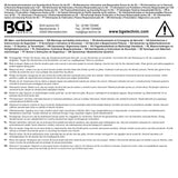 Dubbel-U-nyckel-sats | Mini-utförande | 3 - 5,5 mm | 7 delar. BGS Diy 1239