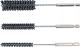 Honingsverktyg-sats | flexibel | Yttre sexkant 6,3 mm (1/4") | Grovlek 60 / 80 | 8 - 12 - 20 mm | 3 delar. BGS 1272